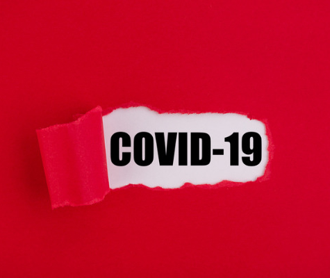 Graphic image reads COVID-19